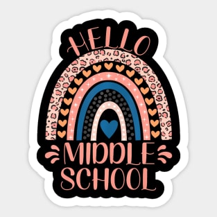 School Teacher Girls Boys Back To School Sticker